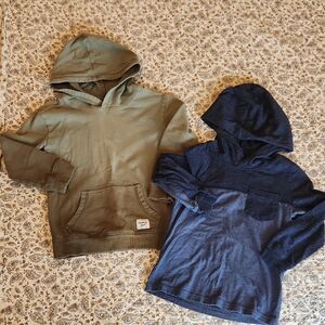 OshKosh B'gosh/Carter's Green Ombre  and Blue Kids' Hoodies